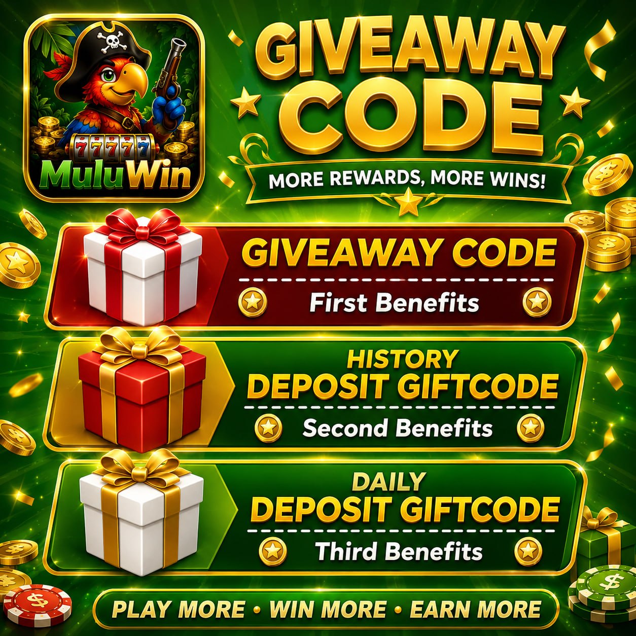 Mulu Win special offer and rewards